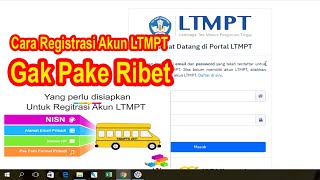 Cara Registrasi Akun LTMPT SNMPTN 2021 [upl. by Ajim]