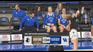 20242025  Kentucky Womens Basketball  Kentucky vs Wofford Game 3 [upl. by Herald731]