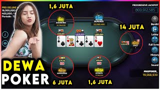 SUPER PANAS KETIKA DEWA POKER ONLINE BERMAIN  SEKALI RAISE 14 JUTA [upl. by Moskow]