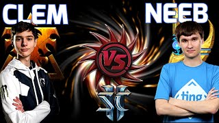 Starcraft 2 Clem T v Neeb P  Golden Wall [upl. by Dominick]