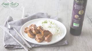 Recette du Poulet sauce miel et vinaigre balsamique Emile Noël [upl. by Natam302]