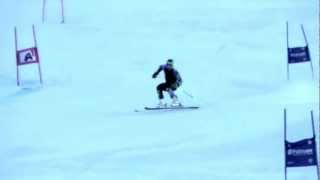 Ted Ligety Soelden training slow motion [upl. by Enialb]