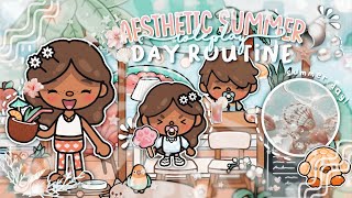 𖦹๋࣭⭑AESTHETIC summer day routine  🐚🌷  voiced 🎙🍦  aesthetic tblw roleplay 🌏🐾🌧 [upl. by Liva]