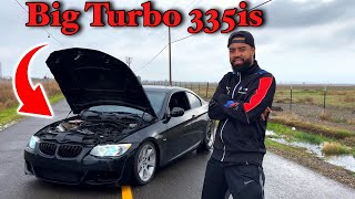 First Drive Straight Piped Big Turbo 335is [upl. by Ylera814]