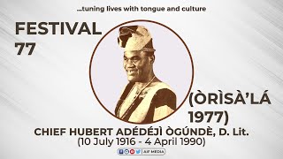 Festival 77 Orisa Nla 1977  Hubert Ogunde  African Concert Party [upl. by Yrffej]