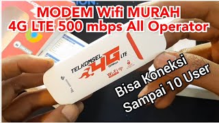 Review Modem Wifi 4G LTE 500 Mbps  All Operator [upl. by Ahsitul]