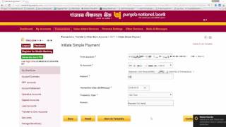 PNB Net Banking  NEFT Payment Transfer To Other Bank Through Internet Banking [upl. by Beal]