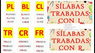 SILABAS TRABADAS  R Y L [upl. by Allenrac483]