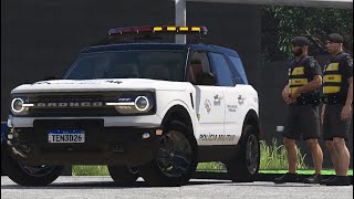 PATRULHAMENTO COM FORD BRONCO  GTA 5 POLICIAL  LSPDFR  PMESP [upl. by Essie850]