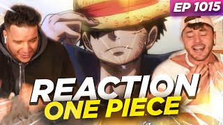 RED ROCK  ONE PIECE EPISODE 1015 REACTION FR [upl. by Sirahs703]