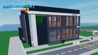 Restaurant Tycoon 2  Modern Coffee Shop  Speed Build  Design 57 [upl. by Entsirhc]