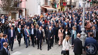 Arbëreshët lënë punën i bëjnë pritje madhështore Presidentit të Shqipërisë në Piana degli Albanesi [upl. by Zebulen525]