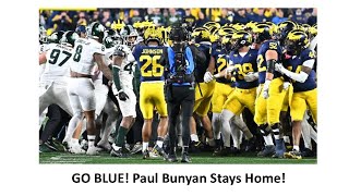 Michigan 24Michigan State 17 Paul Bunyan Stays Home [upl. by Epps]