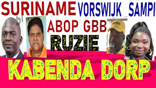 SURINAME Ruzie ABOP Sampie Vorswijk GBB vs VHP Santokhi Verkiezing 2025 SU NA ME 2024 [upl. by Eno]