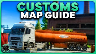 ULTIMATE CUSTOMS BEGINNER MAP GUIDE  Escape from Tarkov [upl. by Douty]