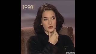 Winona Ryder Interview 1990 Loop [upl. by Ecnatsnok]