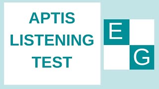 APTIS LISTENING TEST [upl. by Abisha725]