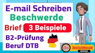 EMail schreiben Beschwerde Brief B2Prüfung für den Beruf [upl. by Ettennig]