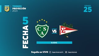 TorneoProyección  Fecha 5 del Torneo 2023  Sarmiento – Estudiantes [upl. by Pinsky190]