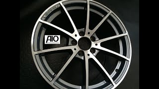 C63 AMG Felgenreparatur Mercedes S Alufelge A2054011500 A2054011600 18 Zoll AIO Augsburg [upl. by Reifel]