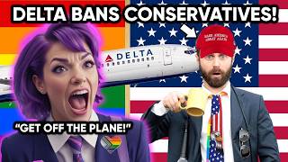 WOKE Delta BANS Conservative Comedian for FREE SPEECH We Cant Make Jokes Anymore Boycott Delta [upl. by Gnolb]