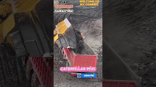 Wheel Loaders Loading Coal On The Dump Trucks automobile caterpillar wheeloader shorts [upl. by Navad344]