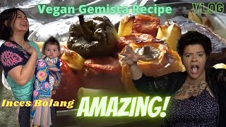 I Cooked Vegan Greek Gemista  Recipe [upl. by Coates833]