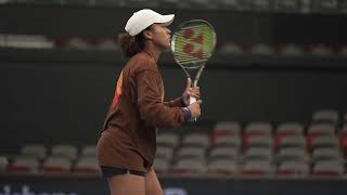 Naomi Osaka practice Brisbane 2024 [upl. by Bloomer945]