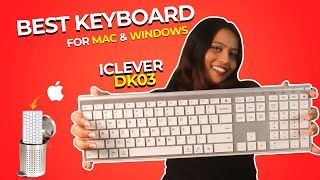 Best wireless keyboard ll Best Keyboard for Multiple Devices ll iClever Wireless Keyboard GK03 [upl. by Goode]