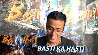 Mc Stan  BASTI KA HASTI  “REACTION” [upl. by Hanafee]