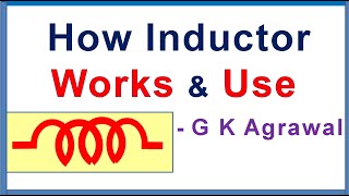 Inductor working in AC DC circuits what is basics amp use [upl. by Eerual]