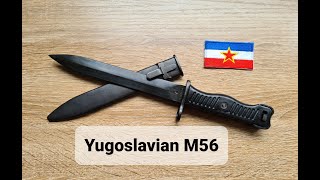 Yoguslavian MP40 bayonet the M56 [upl. by Acillegna]