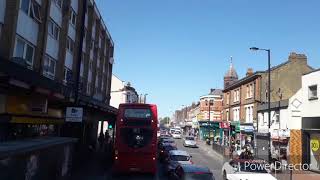 Full Route 349 Stamford Hill  Ponders End Bus Garage Arriva London DW414 LJ11AEE [upl. by Bork]