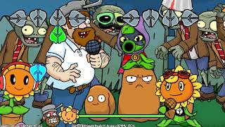 Zombies On Your Lawn  Plants vs Zombies Replanted 20 Friday Night Funkin [upl. by Urial]