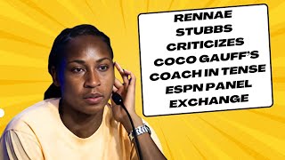 Rennae Stubbs Criticizes Coco Gauff’s Coach in Tense ESPN Panel Exchange  Grip News 2M [upl. by Ativoj]