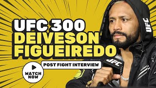 Deiveson Figueirdo full UFC 300 postfight interview [upl. by Dranrev]