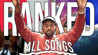 Ranking EVERY Kanye West Song [upl. by Gilus474]