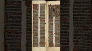 1452 The first book ever printed the Gutenberg Bible  history historicalrevelations [upl. by Schenck]