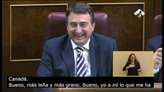 27102016 Los refranes del congreso Rajoy quotAitor te dejo mi tratorquot [upl. by Cornew]