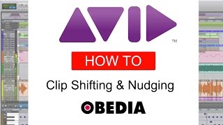 Shifting and Nudging Clips in Pro Tools [upl. by Judus]