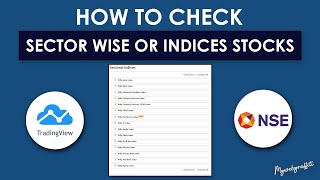 How to check Sector Wise or Indices Stocks in NSE India website  NSE  Indian Stock Market  2021 [upl. by Idram]