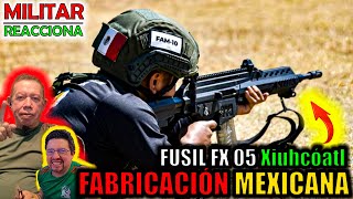 MILITAR COLOMBIANO reacciona al FUSIL FX 05 Xiuhcóatl MEXICANO [upl. by Airuam405]