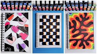 10 Sketchbook Ideas  EASY and FUN DRAWINGS 🎨 [upl. by Aicssej]