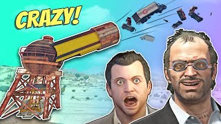 GTA 5  Trevor Builds a HUMAN CANNON [upl. by Whallon]