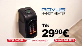 Rovus Handy Heater šildytuvas Live Show [upl. by Eilagam]