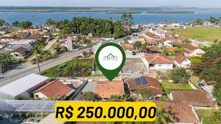 Casa Nova  2 dormitórios a venda em Balneário Barra do Sul Por Apenas 250MIL ALGUNS PASSOS DA LAGOA [upl. by Selohcin912]