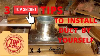 How to detailed step by step proper way to install HVAC duct training [upl. by Desiri121]