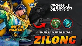 BUILD ITEM ZILONG PALING SAKIT 2024  ITEM ZILONG PALING SAKIT MOBILE LEGENDS [upl. by Dal659]