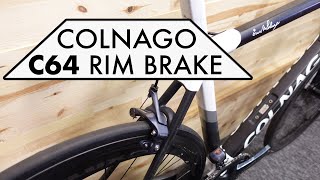 Rebuild Bike Colnago C64 Rim Brake Fluxos Wheels Shimano Ultegra [upl. by Lynette939]