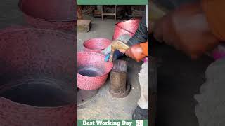 Best working day 648 Handmade copper soup pot making process [upl. by Weisbrodt]